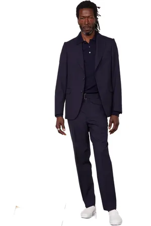 OFFICINE GENERALE Heren, Pakken, Blauw, Maat: M Wol