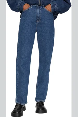 Calvin Klein Dames, Jeans, Blauw, Maat: W25 L32 Katoen