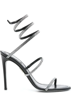 RENE CAOVILLA Dames, Schoenen, Zwart, Maat: 36 EU Leer
