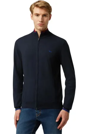 HARMONT&BLAINE Heren, Truien, Blauw, Maat: 3XL Katoen