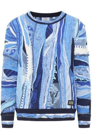 Carlo Colucci Heren, Truien, Blauw, Maat: XL