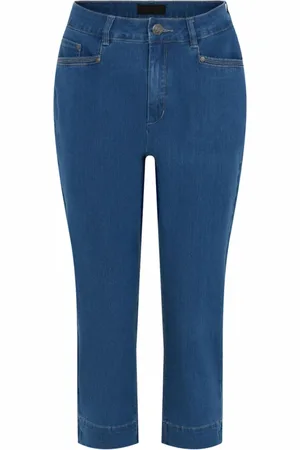 C.ro Dames, Jeans, Blauw, Maat: L Denim