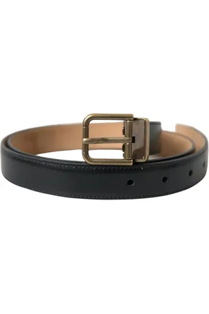 Dolce & Gabbana Heren, Accessoires, Zwart, Maat: 90 CM Leer