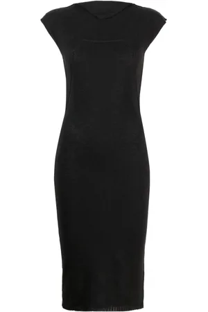 Rick Owens Dames, Jurken, Zwart, Maat: XS Katoen