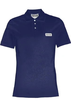 VERSACE Heren, Tops, Blauw, Maat: XS