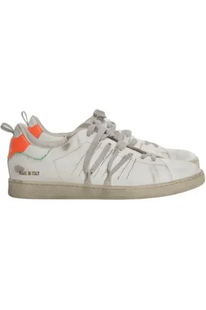 Hidnander Heren, Schoenen, Wit, Maat: 45 EU Leer