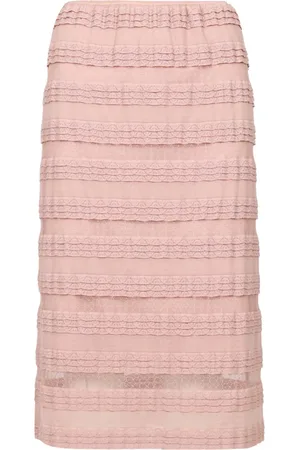 Nº21 Dames, Rokken, Roze, Maat: 2XL Katoen