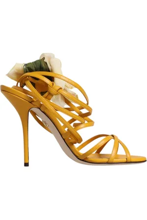 Dolce & Gabbana Dames, Schoenen, Geel, Maat: 40 EU Leer