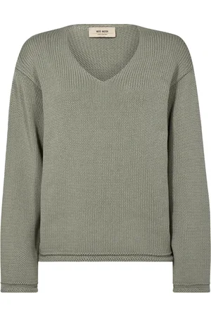 Mos Mosh Dames, Truien, Groen, Maat: L Katoen