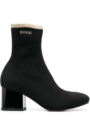 Marni Dames, Schoenen, Zwart, Maat: 39 1/2 EU Leer