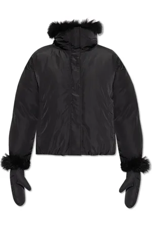 YVES SALOMON Dames, Jassen, Zwart, Maat: XL Poliester