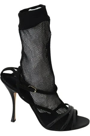Dolce & Gabbana Dames, Schoenen, Zwart, Maat: 39 1/2 EU Leer