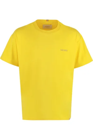 Les Deux Heren, Tops, Geel, Maat: XS Katoen