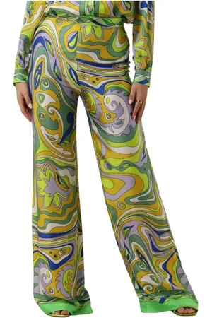Ana Alcazar Dames, Broeken, Veelkleurig, Maat: L