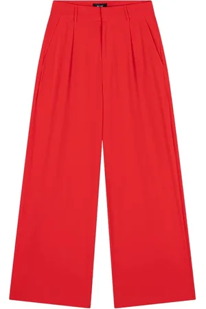 Alix the label Dames, Broeken, Rood, Maat: XL Viscose
