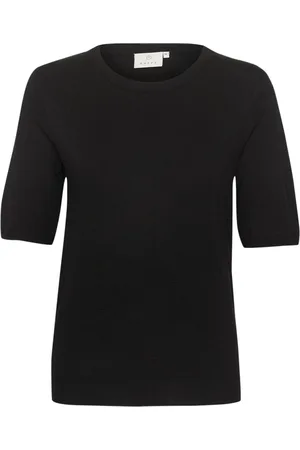 Kaffe Dames, Truien, Zwart, Maat: 2XL Nylon