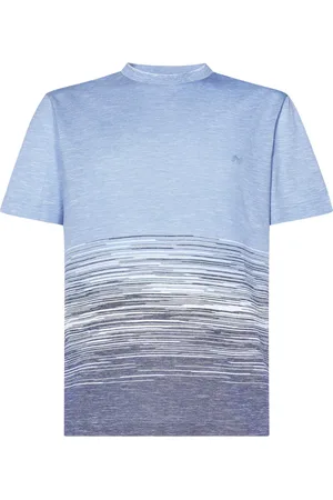 Missoni Heren, Tops, Blauw, Maat: XL Katoen