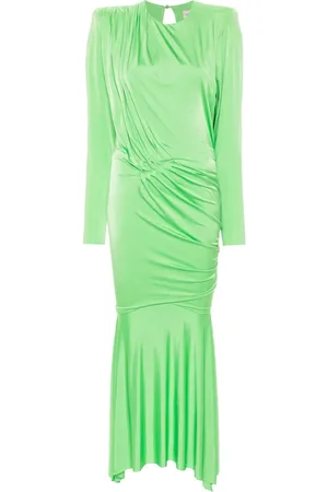 ALEXANDRE VAUTHIER Dames, Jurken, Groen, Maat: S Viscose