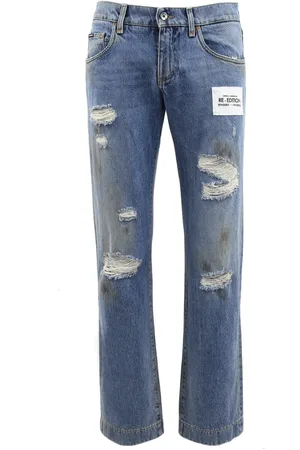 Dolce & Gabbana Heren, Jeans, Blauw, Maat: S Denim
