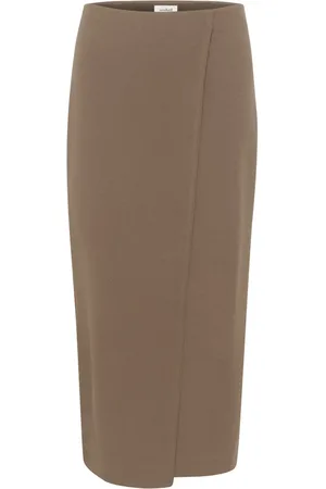 Soaked in Luxury Dames, Rokken, Bruin, Maat: 2XL