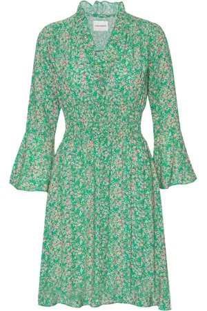 American Dreams Dames, Jurken, Groen, Maat: XL Viscose