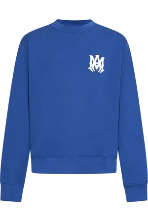 AMIRI Heren, Sweatshirts & Hoodies, Blauw, Maat: M Katoen