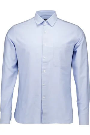 Genti Heren, Overhemden, Blauw, Maat: M