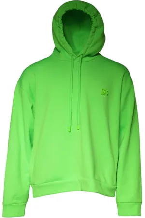 Dolce & Gabbana Heren, Sweatshirts & Hoodies, Groen, Maat: 3XL Poliester