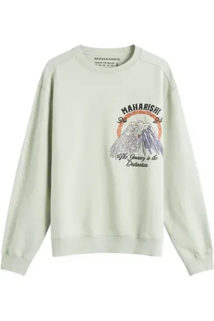Maharishi Heren, Sweatshirts & Hoodies, Groen, Maat: XL Katoen