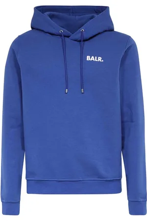 BALR. Heren, Sweatshirts & Hoodies, Blauw, Maat: XL Katoen
