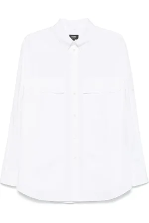 Fendi Heren, Overhemden, Wit, Maat: M