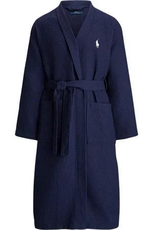 Ralph Lauren Heren, Nachtkleding & Lounge, Blauw, Maat: S/M Piqué