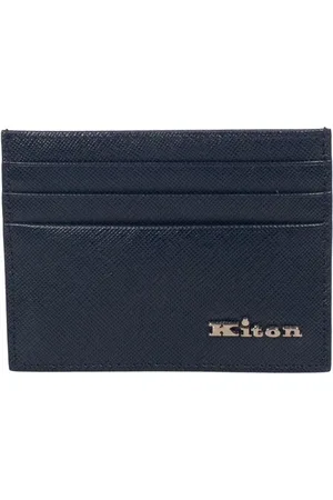 Kiton Heren, Accessoires, Blauw, Maat: ONE Size Leer