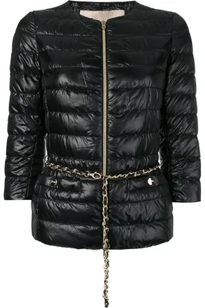 HERNO Dames, Jassen, Zwart, Maat: S Nylon