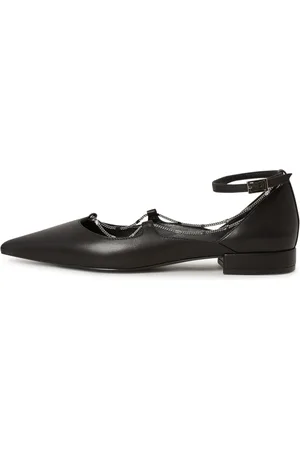 CESARE GASPARI Dames, Schoenen, Zwart, Maat: 38 EU Leer
