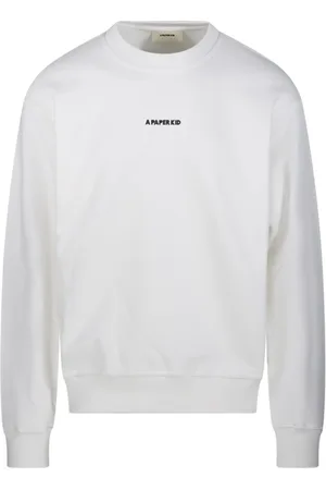 A PAPER KID Heren, Sweatshirts & Hoodies, Wit, Maat: M Katoen