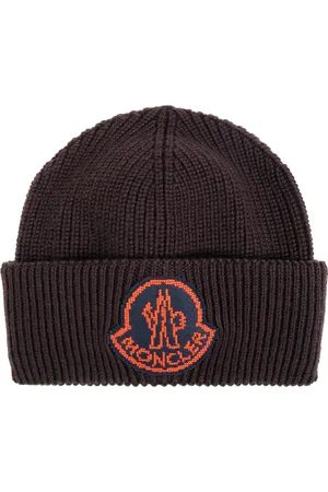 Moncler Heren, Accessoires, Bruin, Maat: ONE Size Wol
