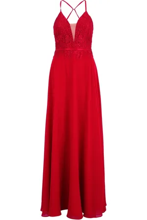 Vera Mont Dames, Jurken, Rood, Maat: XL Leer