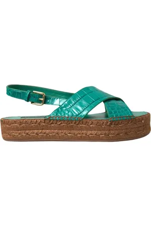 Dolce & Gabbana Dames, Schoenen, Groen, Maat: 39 EU