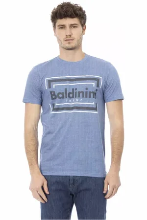 BALDININI Heren, Tops, Blauw, Maat: M