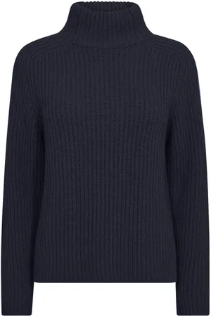 Mos Mosh Dames, Truien, Blauw, Maat: M Wol