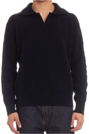 Roberto Collina Heren, Truien, Blauw, Maat: S Wol
