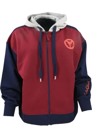 Carlo Colucci Dames, Sweatshirts & Hoodies, Rood, Maat: 2XL