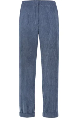 RE-HASH Dames, Broeken, Blauw, Maat: W28