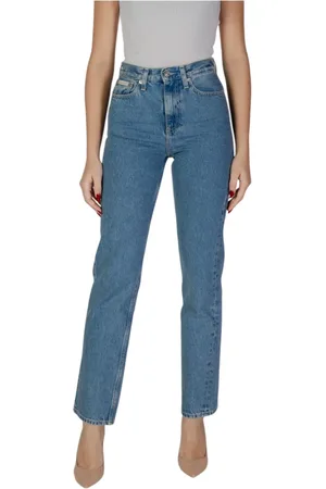 Calvin Klein Dames, Jeans, Blauw, Maat: W27 L32 Katoen