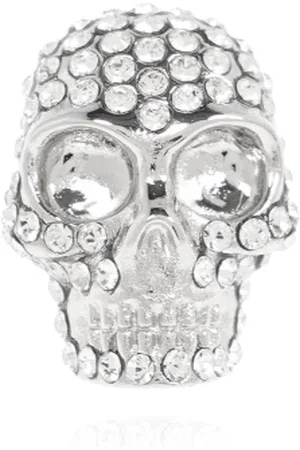 Alexander McQueen Heren, Accessoires, Grijs, Maat: ONE Size Leer