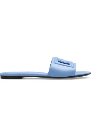Dolce & Gabbana Dames, Schoenen, Blauw, Maat: 36 1/2 EU Leer