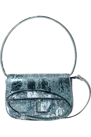 Diesel Dames, Tassen, Grijs, Maat: ONE Size Leer