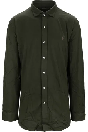Ralph Lauren Heren, Overhemden, Groen, Maat: S Katoen