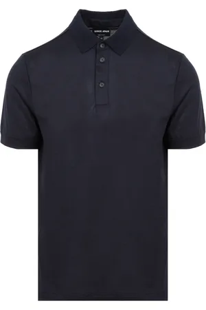 Giorgio Armani Heren, Tops, Blauw, Maat: M Wol
